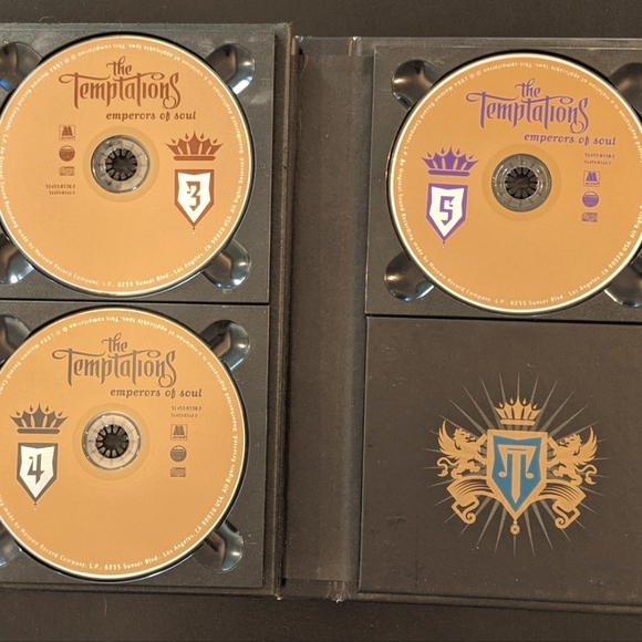 5 CD The Temptations Classics Emperors of Soul Collection box - Picture 3 of 4